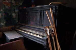 Abandoned House Piano Photography Print