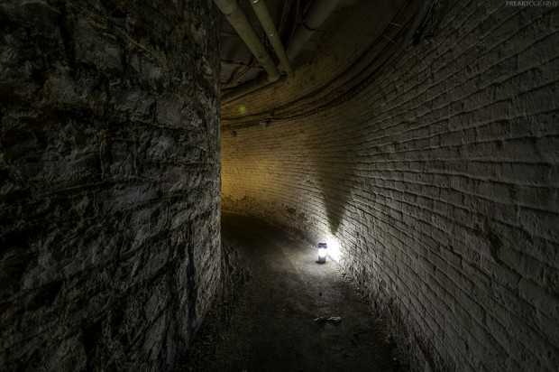 Dark Basement Tunnels Buffalo State Asylum