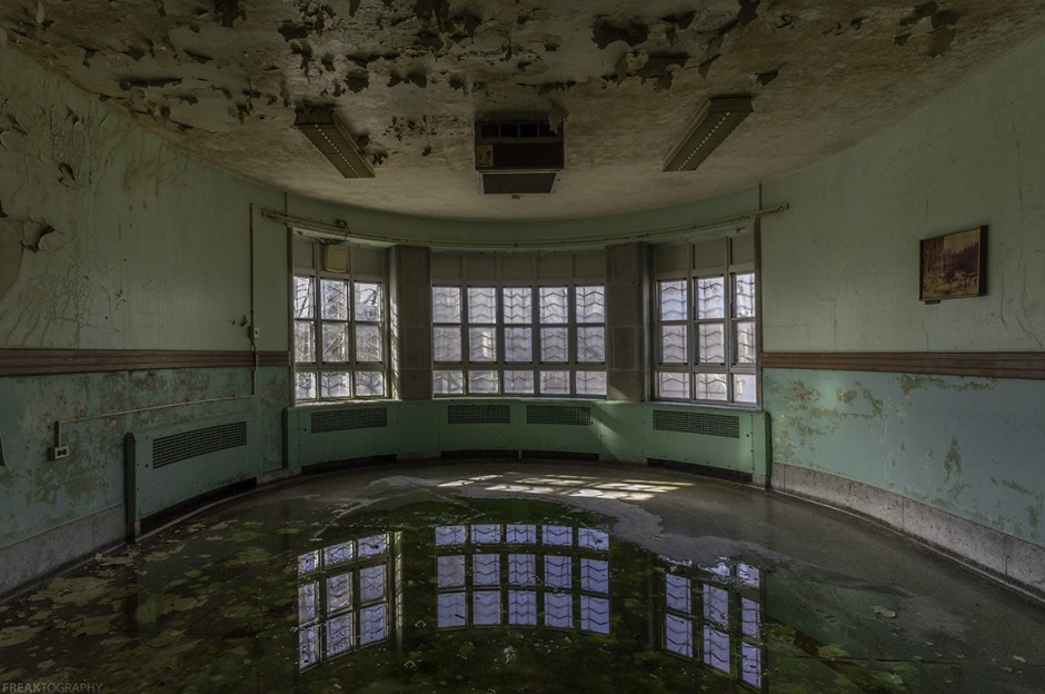 Urban Exploration Photography of abandoned psychiatric hospital
