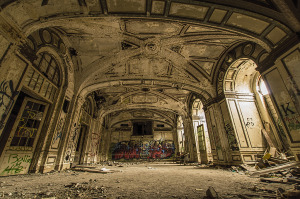 Lee Plaza Detroit Abandoned Ballroom