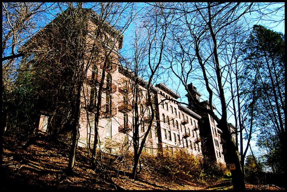 Castle in the hills abandoned