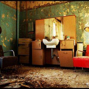 abandoned insane asylum beauty salon