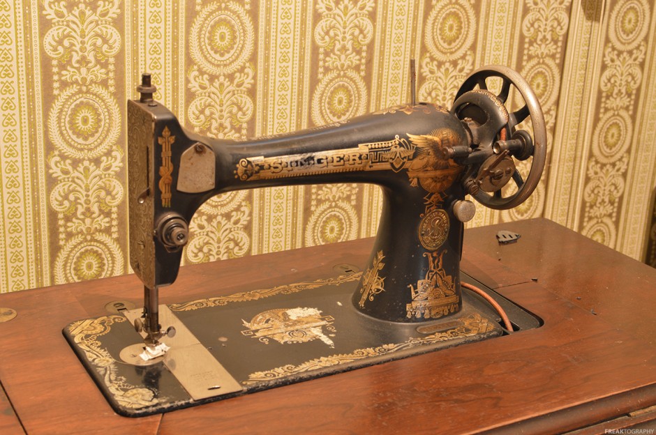 Abandoned House in Ontario Sewing Machine