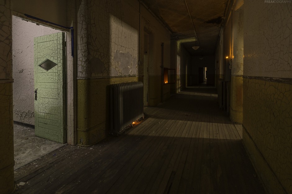 insane asylum hallway abandoned
