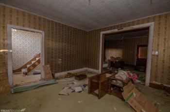 Abandoned Ontario House Destroyed