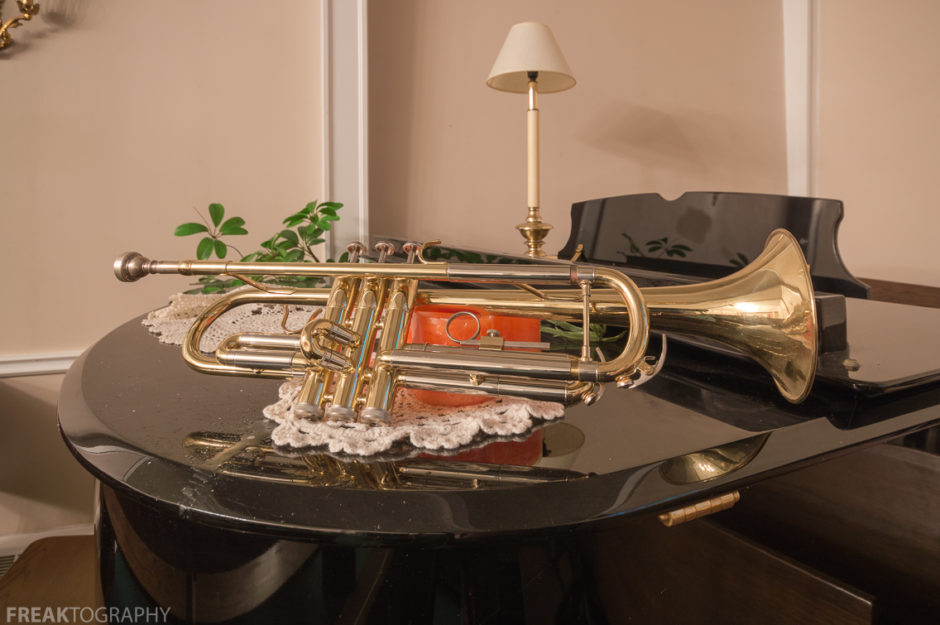 Freaktography, abandoned, abandoned funeral home, abandoned photography, abandoned places, creepy, decay, derelict, funeral home, grand piano, haunted, haunted places, horn, last post, photography, piano, trupet, urban exploration, urban exploration photography, urban explorer, urban exploring