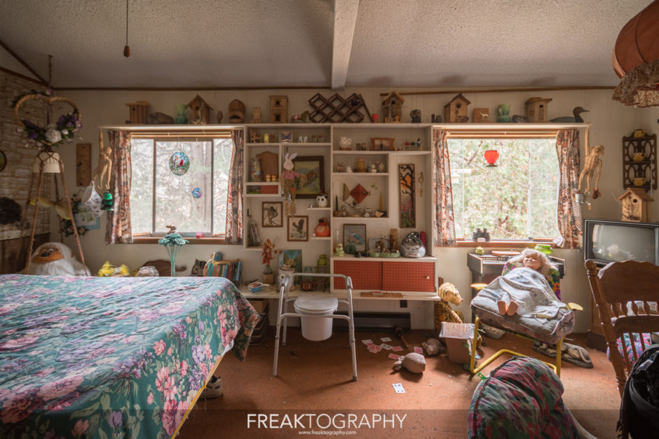Bird Watching Abandoned Time Capsule Cabin