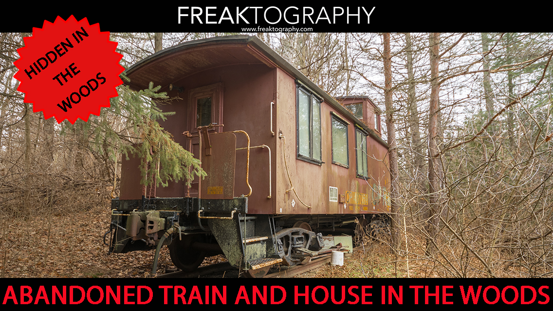 Abandoned Train Car Mansion in the Woods