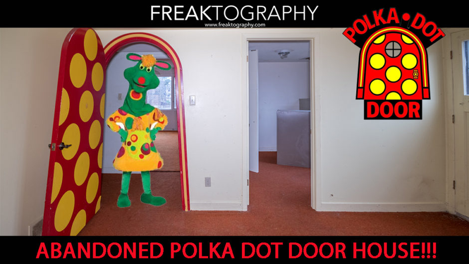 Abandoned Polka Dot Door House