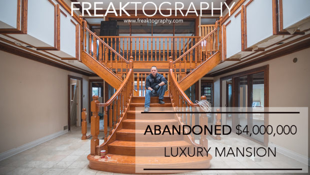 Exploring a $4,000,000 abandoned mansion in Ontario. This Abandoned Mansion features 5 bedrooms, a Titanic-like main staircase and indoor pool.