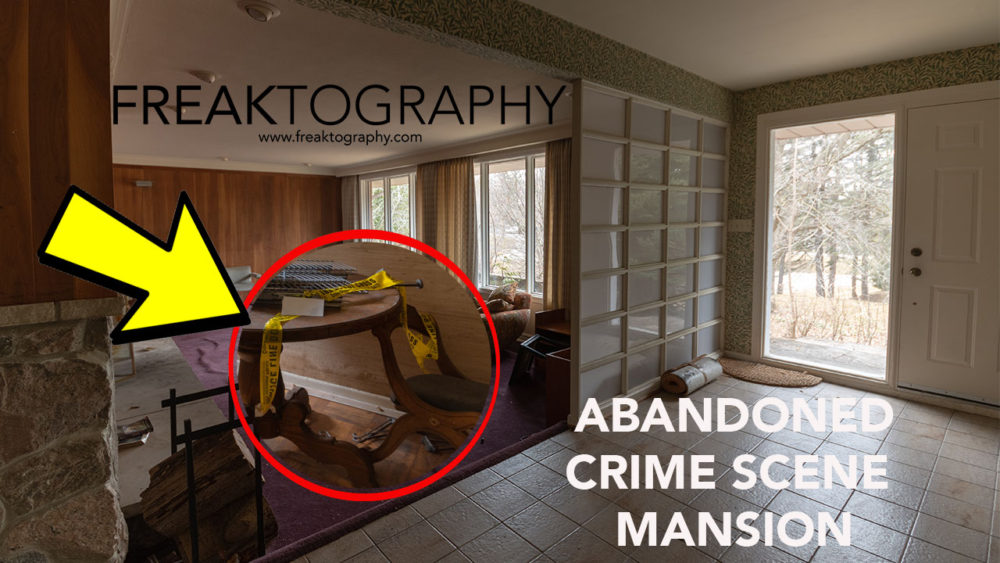 Exploring the Abandoned Murder Crime Scene House