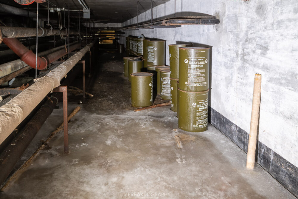 abandoned detroit cooley high school  basement survival supplies