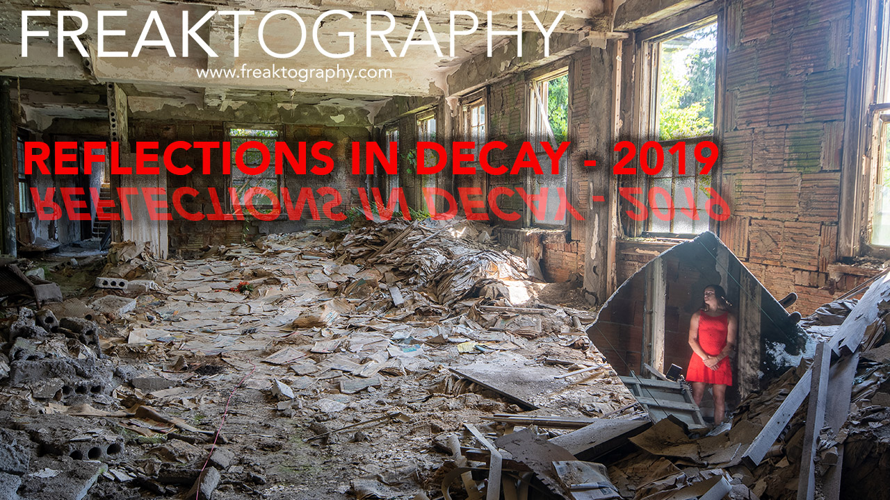 Beauty in Decay - Mirror Reflection Portrait Photography in an Abandoned Building