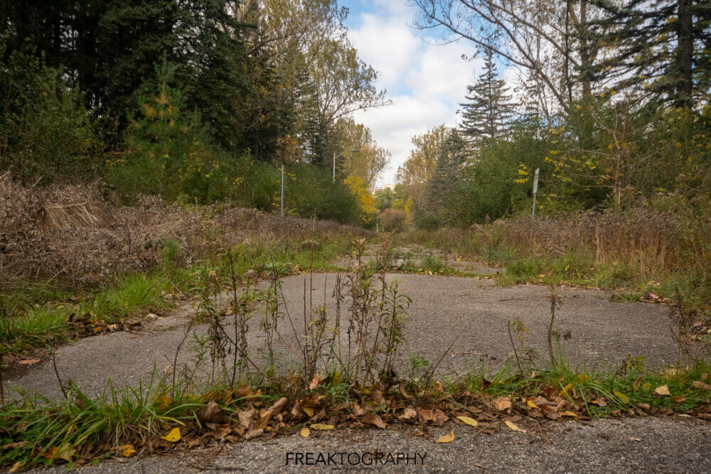 Abandoned Road to Nowhere Fall Photography