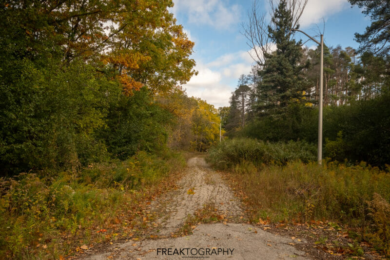 Abandoned Road to Nowhere Fall Photography