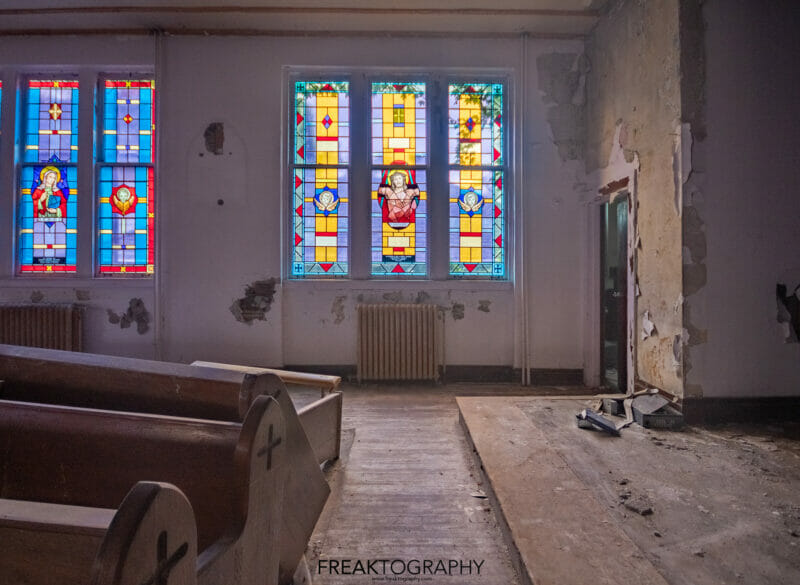 Stained Glass Abandoned Church Buffalo New York