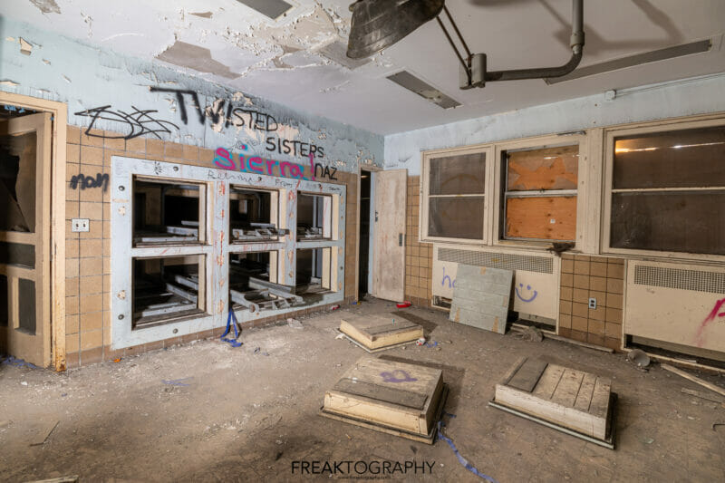 abandoned rochester psychiatric hospital morgue
