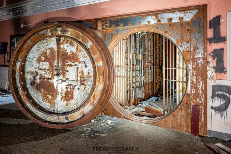 abandoned bank vault lume cube photography