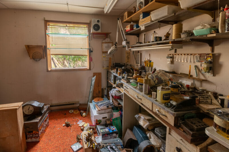 abandoned clockmakers time capsule house