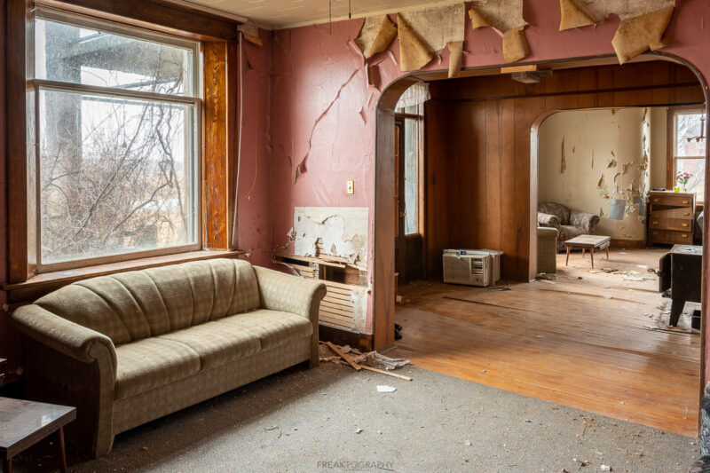 classic ontario abandoned house