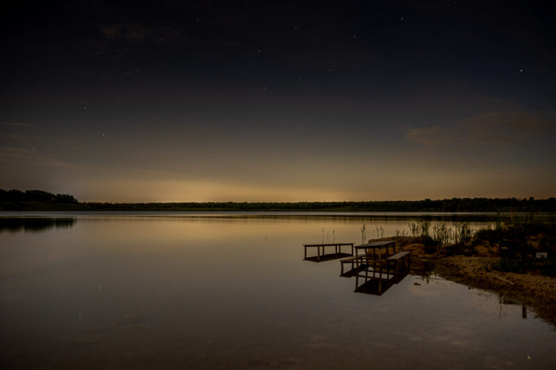twilight lake ontario canada photography
