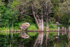 Pond Fishing Boat Ontario Canada