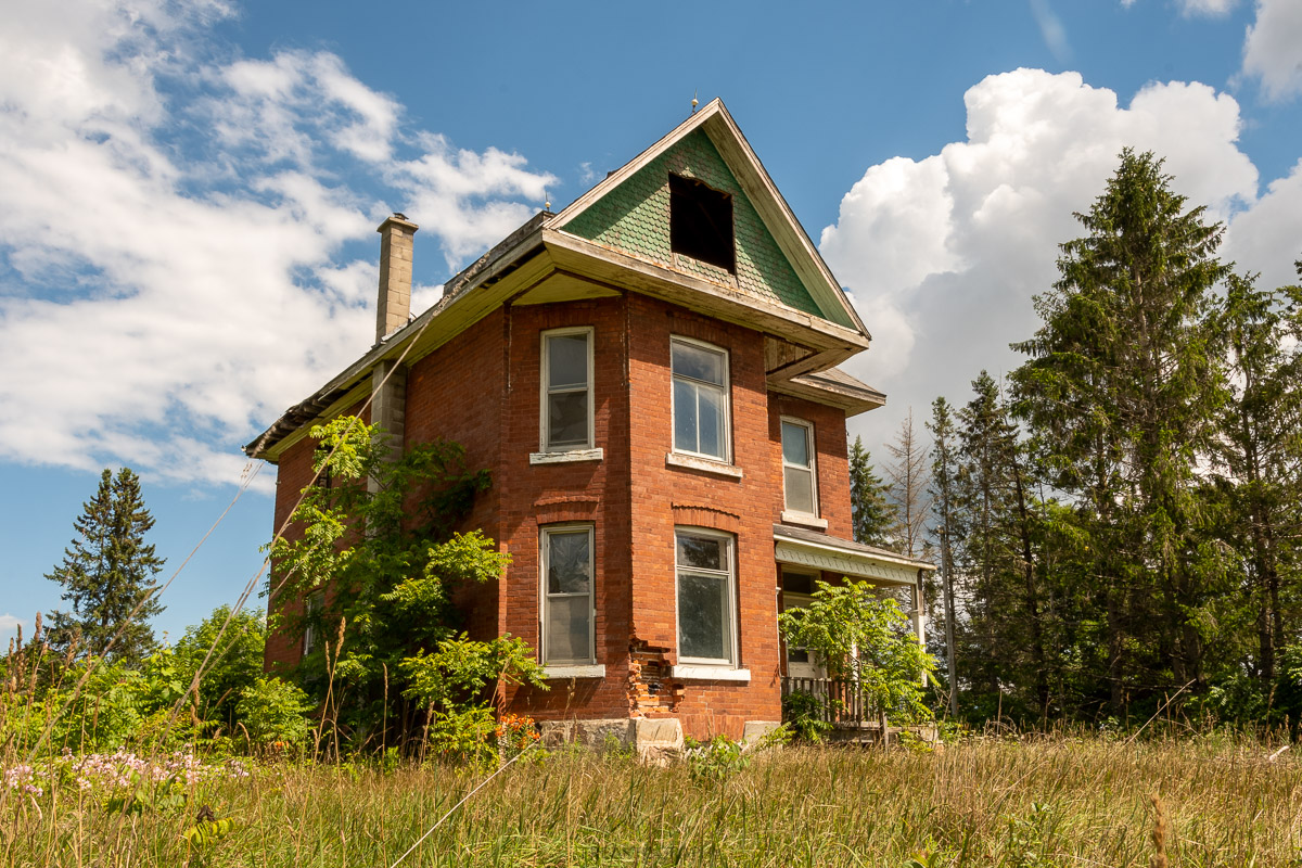 abandoned house meaford ontario