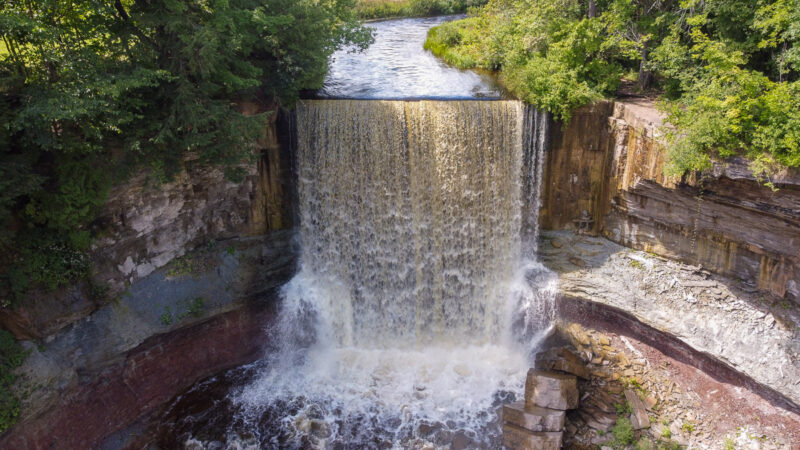 indian falls waterfall owen sound
