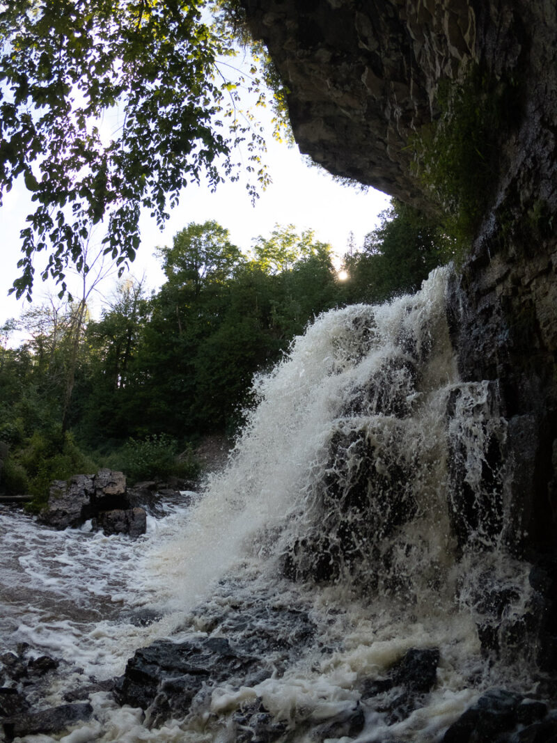 jones falls waterfall owen sound