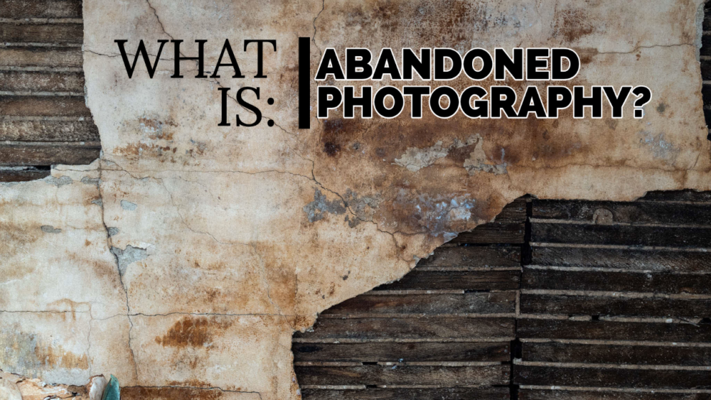 Abandoned photography is a type of photography that captures the beauty, decay, and history of abandoned places.