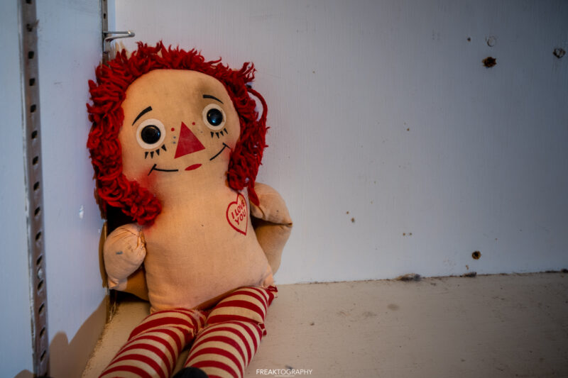 Abandoned House Filled with Haunting Dolls