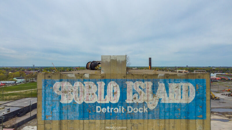 Detroit Harbor Terminal - Boblo Island Detroit Dock Demolition