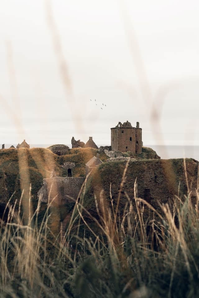 Abandoned Dunottar Castle, Scotland