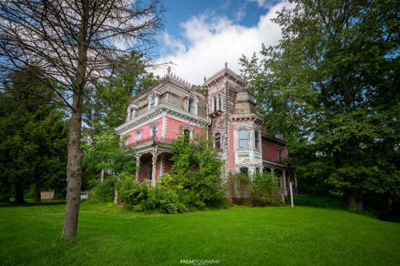 Abandoned Second Empire Victorian Home Built in the 1860s