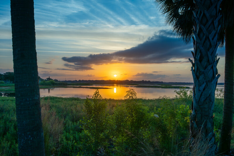 lakefront park kissimmee florida sunrise april 27th 2024