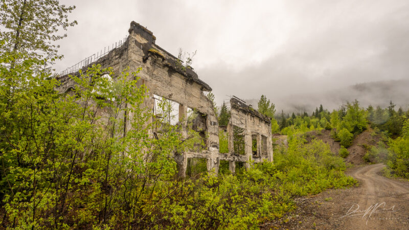 Anyox abandoned steam power plant