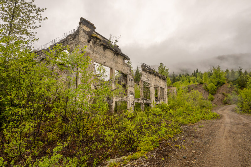 Anyox abandoned steam power plant