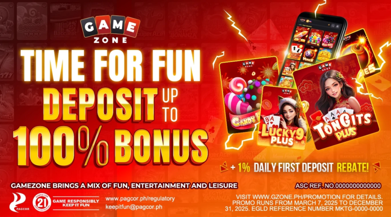 Gamezone deposit bonus