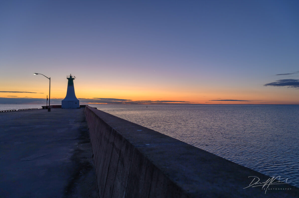 Golden Hour at Burlington Waterfront