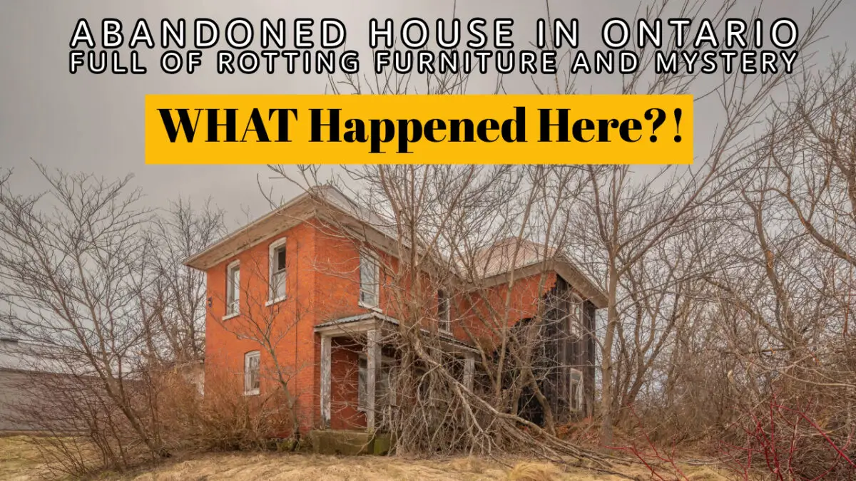 Creepy Abandoned House in Southern Ontario Swallowed by Trees and Time