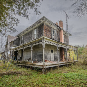 Abandoned Victorian Farmhouse Print