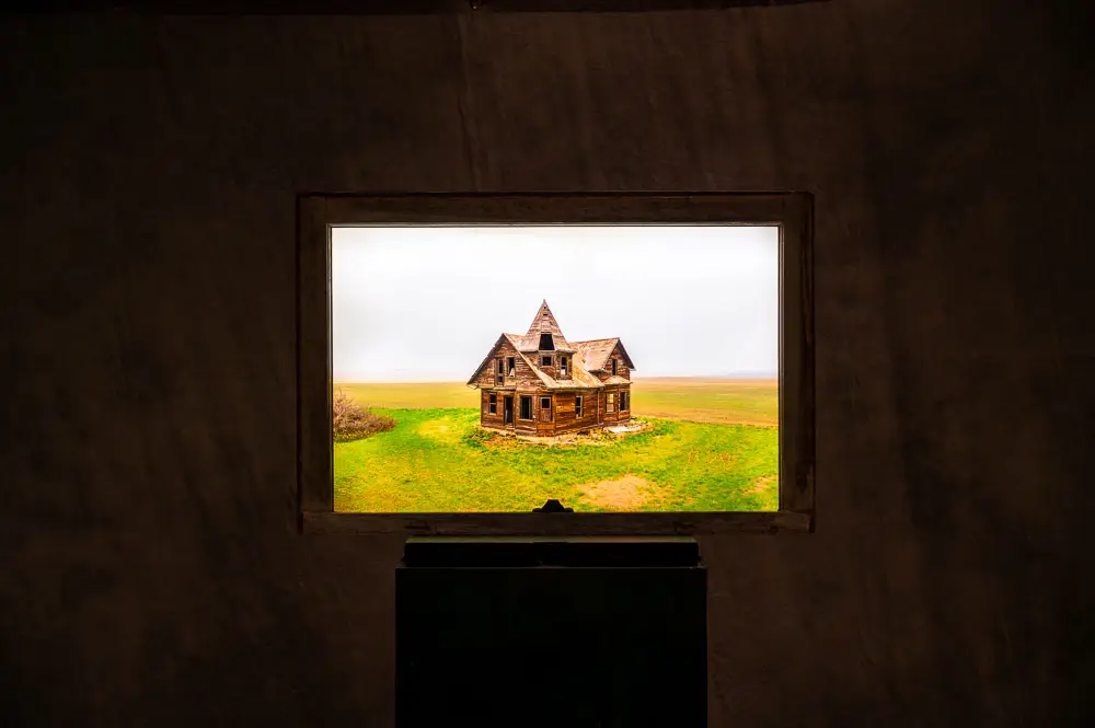 Reclaimed Window Lightbox Saskatchewan Witches Hat House