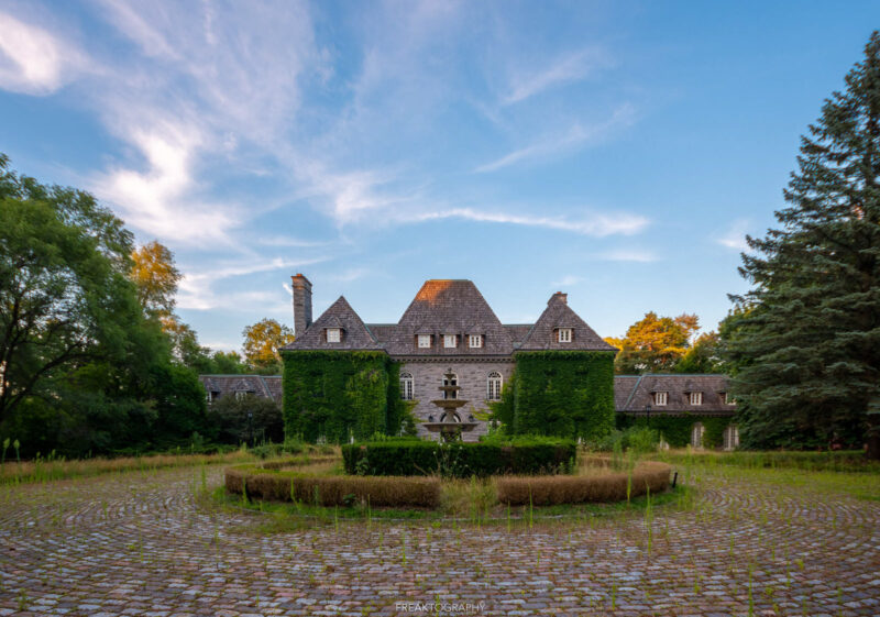 abandoned 40 million dollar mansion with secret bunker
