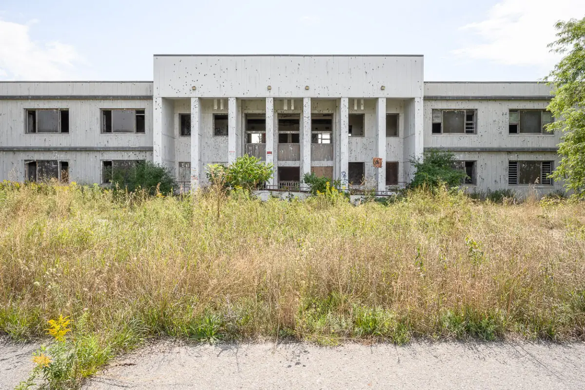 Abandoned Prince Edward Heights Complex, Former Camp Picton Military Base, Ontario