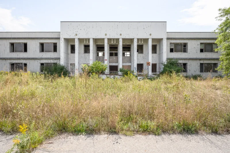 Abandoned Prince Edward Heights Complex, Former Camp Picton Military Base, Ontario