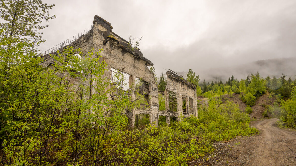 Anyox abandoned steam power plant