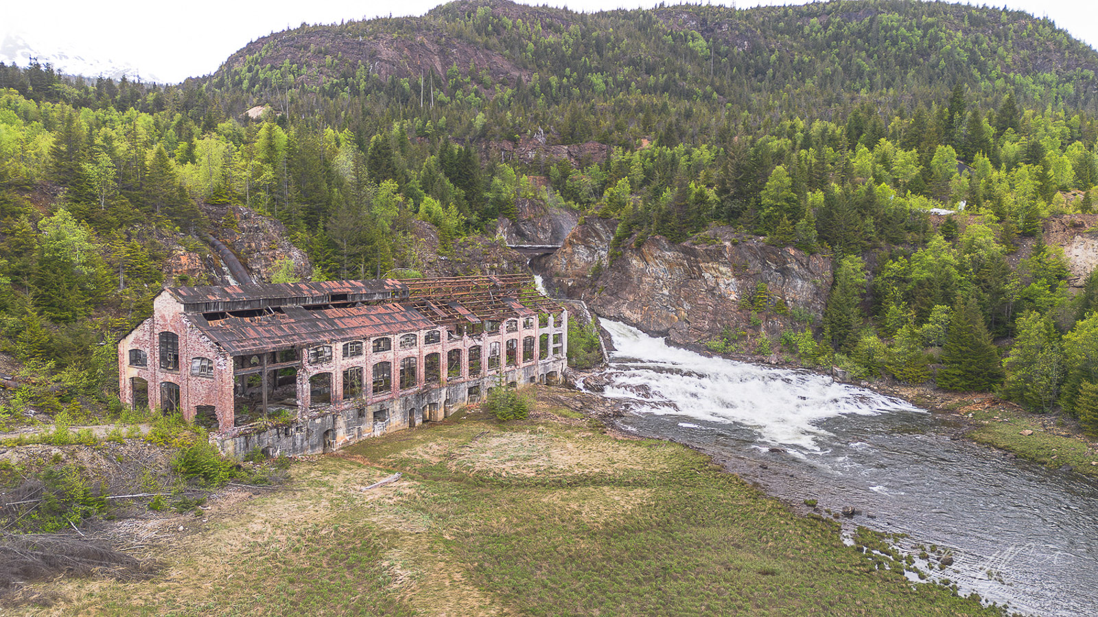 anyox bc abandoned ghost town power plant and coking plant