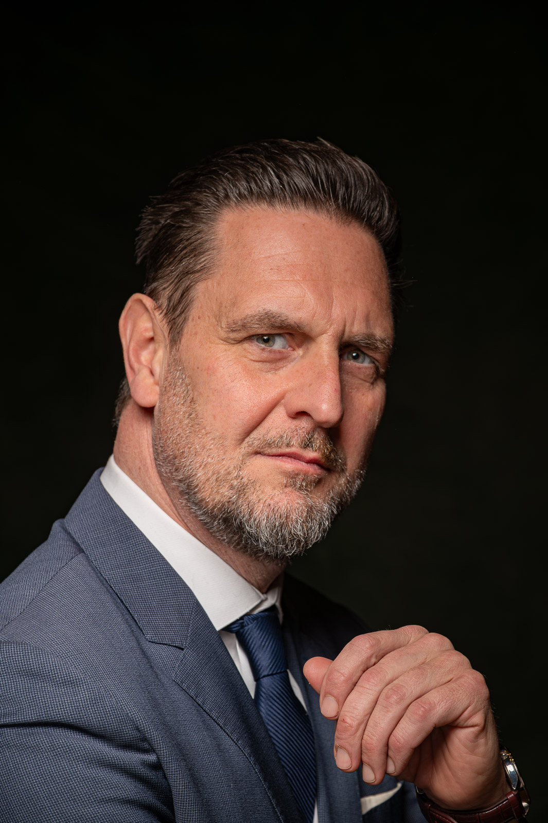 Studio Portrait of Male Model Mark Platt in Burlington Ontario