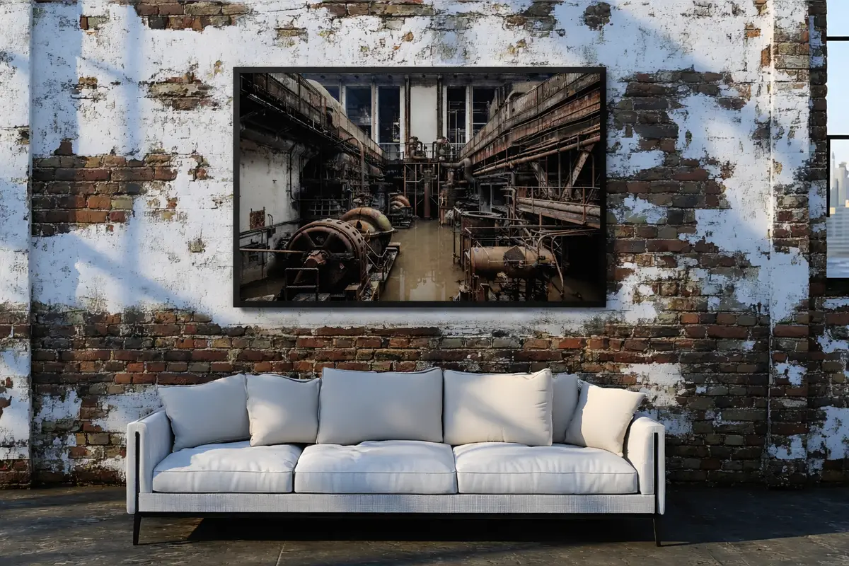 Abandoned Power Plant Turbine Hall - Image 2