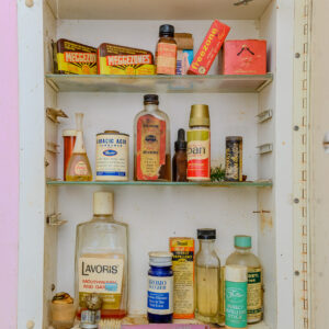 VERTICAL Abandoned Medicine Cabinet
